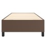 Estructura de cama cuero sintético marrón 80x200 cm de vidaXL, Camas y somieres - Ref: Foro24-3121014, Precio: 97,47 €, Descu...