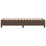 Estructura de cama cuero sintético marrón 80x200 cm de vidaXL, Camas y somieres - Ref: Foro24-3121014, Precio: 97,47 €, Descu...