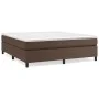 Estructura de cama de cuero sintético marrón 180x200 cm de vidaXL, Camas y somieres - Ref: Foro24-3121062, Precio: 158,15 €, ...