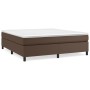 Estructura de cama de cuero sintético marrón 180x200 cm de vidaXL, Camas y somieres - Ref: Foro24-3121062, Precio: 160,92 €, ...