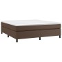 Estructura de cama de cuero sintético marrón 180x200 cm de vidaXL, Camas y somieres - Ref: Foro24-3121062, Precio: 160,92 €, ...