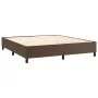 Estructura de cama de cuero sintético marrón 180x200 cm de vidaXL, Camas y somieres - Ref: Foro24-3121062, Precio: 158,15 €, ...