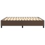 Estructura de cama de cuero sintético marrón 180x200 cm de vidaXL, Camas y somieres - Ref: Foro24-3121062, Precio: 160,92 €, ...
