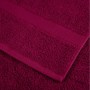 Juego de toallas premium SOLUND 6 unidades burdeos 600 gsm en Toallas | Comprar online en Foru.es