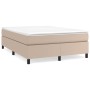 Estructura de cama de cuero sintético capuchino 140x200 cm de vidaXL, Camas y somieres - Ref: Foro24-3121052, Precio: 114,95 ...