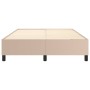 Estructura de cama de cuero sintético capuchino 140x200 cm de vidaXL, Camas y somieres - Ref: Foro24-3121052, Precio: 114,95 ...
