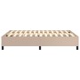 Estructura de cama de cuero sintético capuchino 140x200 cm de vidaXL, Camas y somieres - Ref: Foro24-3121052, Precio: 114,95 ...