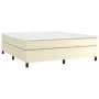 Cream synthetic leather bed frame 180x200 cm by vidaXL, Beds and slatted bases - Ref: Foro24-3121061, Price: 131,72 €, Discou...