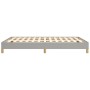 Estructura de cama de tela gris claro 140x190 cm de vidaXL, Camas y somieres - Ref: Foro24-346810, Precio: 115,92 €, Descuent...