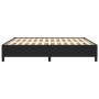 Estructura de cama de cuero sintético negro 160x200 cm de vidaXL, Camas y somieres - Ref: Foro24-347257, Precio: 129,99 €, De...