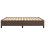 Estructura de cama de cuero sintético marrón 180x200 cm de vidaXL, Camas y somieres - Ref: Foro24-347266, Precio: 160,92 €, D...