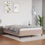 Estructura de cama cuero sintético color capuchino 140x190 cm de vidaXL, Camas y somieres - Ref: Foro24-347250, Precio: 131,9...