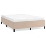 Estructura de cama de cuero sintético capuchino 140x200 cm de vidaXL, Camas y somieres - Ref: Foro24-347256, Precio: 114,95 €...