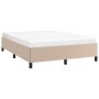 Estructura de cama de cuero sintético capuchino 140x200 cm de vidaXL, Camas y somieres - Ref: Foro24-347256, Precio: 114,95 €...