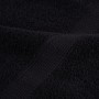 Juego de toallas premium SOLUND 12 unidades negro 600 gsm en Toallas | Comprar online en Foru.es