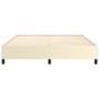 Estructura de cama de cuero sintético crema 180x200 cm de vidaXL, Camas y somieres - Ref: Foro24-347265, Precio: 133,55 €, De...