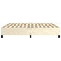 Estructura de cama de cuero sintético crema 180x200 cm de vidaXL, Camas y somieres - Ref: Foro24-347265, Precio: 133,55 €, De...