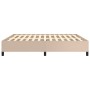 Estructura de cama de cuero sintético capuchino 160x200 cm de vidaXL, Camas y somieres - Ref: Foro24-347262, Precio: 134,10 €...