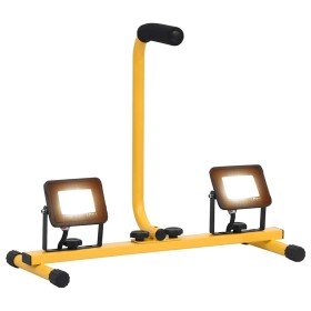 Foco LED con asa 2x10 W blanco cálido en Accesorios para iluminación | Comprar online en Foru.es