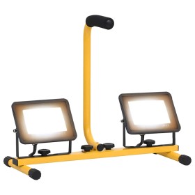 Foco LED con asa 2x30 W blanco cálido en Accesorios para iluminación | Comprar online en Foru.es