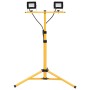 Foco LED con trípode 2x20 W blanco frío en Accesorios para iluminación | Comprar online en Foru.es
