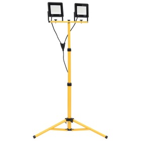 Foco LED con trípode 2x50 W blanco frío en Accesorios para iluminación | Comprar online en Foru.es