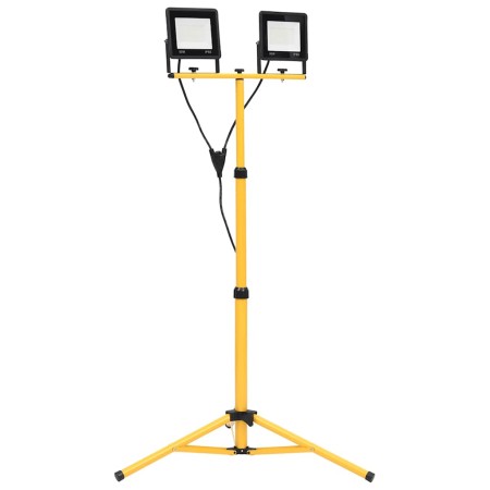 Foco LED con trípode 2x50 W blanco frío en Accesorios para iluminación | Comprar online en Foru.es