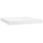 Box spring bed with mattress and LED white synthetic leather 160x200 cm by vidaXL, Beds and slatted bases - Ref: Foro24-31359...