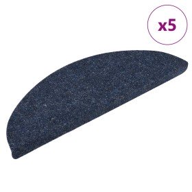 Felpudos autoadhesivos para escaleras, 5 unidades, 56 x 17 x 3 cm, azul, semicirculares en Hogar | Comprar online en Foru.es
