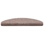Felpudos autoadhesivos para escaleras, 5 unidades, 65 x 21 x 4 cm, marrón claro, semicirculares, grandes en Hogar | Comprar onli
