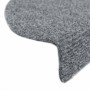 Felpudos autoadhesivos para escaleras, 5 unidades, 65 x 21 x 4 cm, gris claro, semicirculares, grandes en Hogar | Comprar online