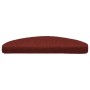 Felpudos autoadhesivos para escaleras, 10 unidades, 65 x 21 x 4 cm, color burdeos, semicirculares, grandes en Hogar | Comprar on