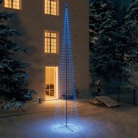 Árbol de Navidad cono 752 LEDs azul 160x500 cm de vidaXL, Arboles de navidad - Ref: Foro24-328725, Precio: 92,98 €, Descuento: %