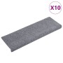 Felpudos autoadhesivos para escaleras, 10 unidades, 65 x 21 x 4 cm, gris claro, borde rectangular en Hogar | Comprar online en F
