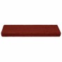 Felpudos autoadhesivos para escaleras, 10 unidades, 65 x 21 x 4 cm, borde rectangular, color rojo burdeos en Hogar | Comprar onl