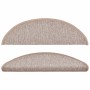Felpudos para escaleras (10 unidades, 56 x 17 x 3 cm, marrón claro, semicirculares) en Hogar | Comprar online en Foru.es