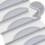 Felpudos para escaleras (10 unidades, 56 x 17 x 3 cm, gris claro, semicirculares) en Hogar | Comprar online en Foru.es