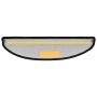 Felpudos para escaleras 10 unidades 65x24x4 cm Gris oscuro Semicircular Grande en Hogar | Comprar online en Foru.es