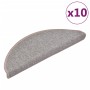 Felpudos para escaleras 10 unidades 65x24x4 cm Marrón claro Semicircular Grande en Hogar | Comprar online en Foru.es