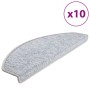 Felpudos para escaleras 10 unidades 65x24x4 cm Gris Claro Semicircular Grande en Hogar | Comprar online en Foru.es