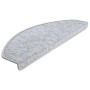 Felpudos para escaleras 10 unidades 65x24x4 cm Gris Claro Semicircular Grande en Hogar | Comprar online en Foru.es