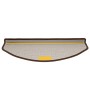 Felpudos para escaleras 10 unidades 65x24x4 cm Marrón Café Semicircular Grande en Hogar | Comprar online en Foru.es