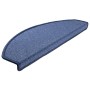 Alfombrillas para escaleras 10 unidades 65x24x4 cm Azul Semicircular Grande en Hogar | Comprar online en Foru.es