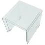 Set de dos mesas de centro apilables vidrio templado claro de vidaXL, Mesas de centro - Ref: Foro24-244191, Precio: 156,94 €,...