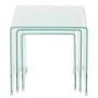 Set of three stackable clear tempered glass coffee tables by vidaXL, Coffee table - Ref: Foro24-244190, Price: 198,90 €, Disc...