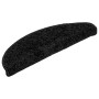Alfombrillas para escaleras 10 unidades 56x17x3 cm Negro Semicircular en Hogar | Comprar online en Foru.es