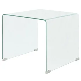 Tempered glass coffee table 49.5x50x45 cm clear by vidaXL, Coffee table - Ref: Foro24-244188, Price: 162,30 €, Discount: %