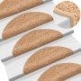 Felpudos para escaleras (10 unidades, 56 x 17 x 3 cm, beige, semicirculares) en Hogar | Comprar online en Foru.es