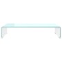 Mueble TV/Elevador de monitor cristal verde 60x25x11 cm de vidaXL, Muebles TV - Ref: Foro24-244143, Precio: 67,02 €, Descuent...