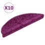 Felpudos para escaleras (10 unidades, 56 x 17 x 3 cm, violeta, semicirculares) en Hogar | Comprar online en Foru.es
